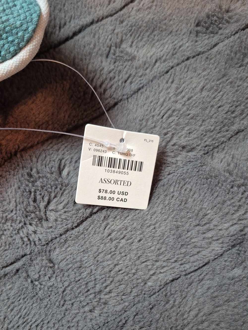 Anthropologie Arden Cotton Frenchie Dog Needlepoint Pillow, New With Tags! - Picture 6 of 15